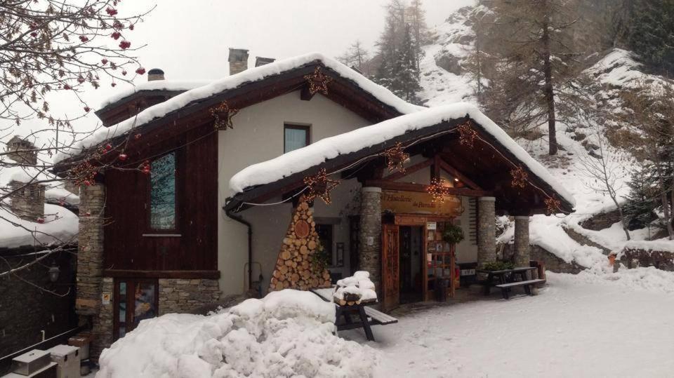 À l'Hostellerie Du Paradis Valsavarenche Exterior foto